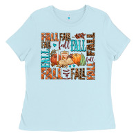 Fall Fall  Amd Pumpkins Ladies Tee | Teevron