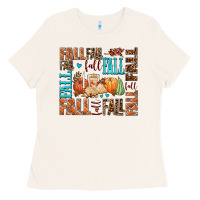 Bone fall fall  amd pumpkins Ladies Tee - AdoDesignShop