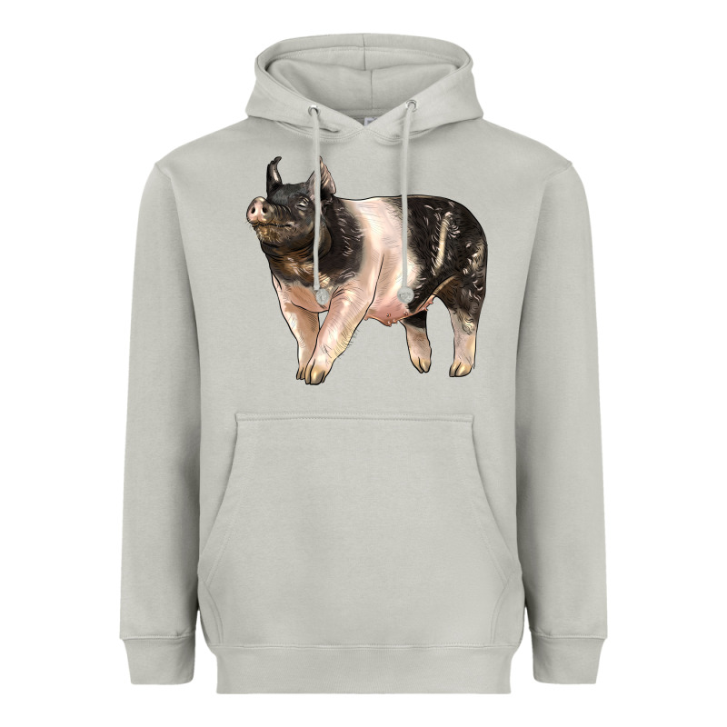 Hampshire Pig Heavyweight Hoodie by LillyAllenDesigns | Teevron