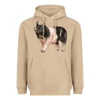Mushroom hampshire pig Heavyweight Hoodie - LillyAllenDesigns