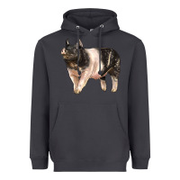 Smoke hampshire pig Heavyweight Hoodie - LillyAllenDesigns