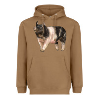 Toasted Coconut hampshire pig Heavyweight Hoodie - LillyAllenDesigns