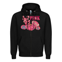 Black in october we wear pink Zipper Hoodie - JahusDesignShop