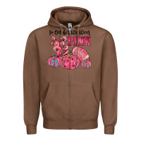 Chestnut in october we wear pink Zipper Hoodie - JahusDesignShop