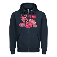 Navy in october we wear pink Zipper Hoodie - JahusDesignShop