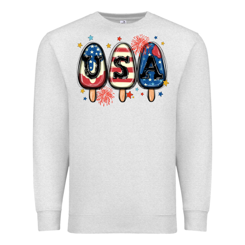 Usa Popsicles Premium Sweatshirt by MaliasSmallBusiness | Teevron