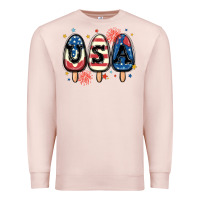 Pale Pink usa popsicles Premium Sweatshirt - MaliasSmallBusiness