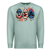 Seafoam usa popsicles Premium Sweatshirt - MaliasSmallBusiness