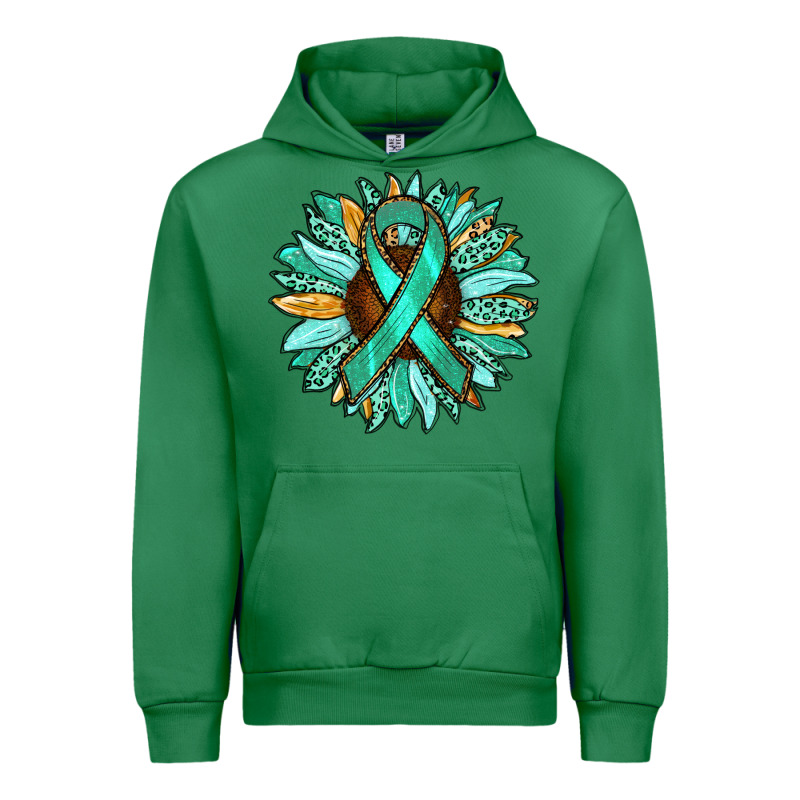 Ovarian Liver Cancer Awareness Sunflower Urban Hoodie by RanaPortraitStore | Teevron