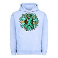 Pigment Grape Ice Ovarian Liver Cancer Awareness Sunflower Urban Hoodie - RanaPortraitStore