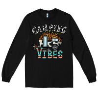 Black camping vibes Long Sleeve Tee - CowhideDigitalArt