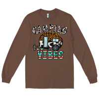 Chestnut camping vibes Long Sleeve Tee - CowhideDigitalArt