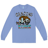 Colony Blue camping vibes Long Sleeve Tee - CowhideDigitalArt