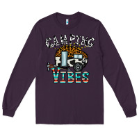 Plum camping vibes Long Sleeve Tee - CowhideDigitalArt
