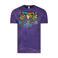 Cloud Purple wranglin mama Vintage Tee - texasbilliewilder
