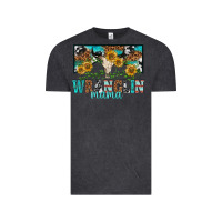 Vintage Black wranglin mama Vintage Tee - texasbilliewilder
