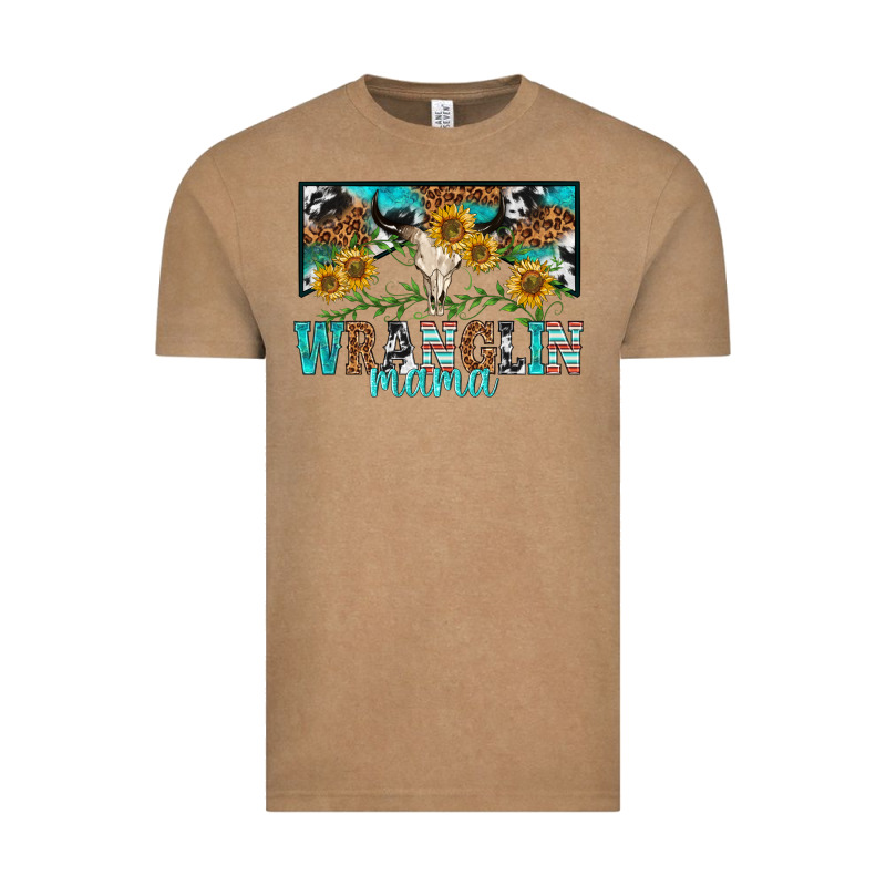 Wranglin Mama Vintage Tee by texasbilliewilder | Teevron