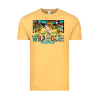 Vintage Mustard wranglin mama Vintage Tee - texasbilliewilder