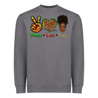 Storm peace love locs Heavyweight Sweatshirt - texasbilliewilder