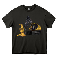 Asphalt Feller Buncher Heavy Core Tee - LillyAllenDesigns