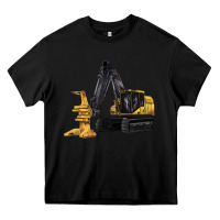 Black Feller Buncher Heavy Core Tee - LillyAllenDesigns