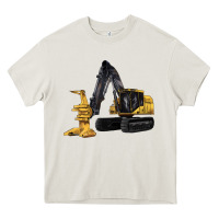 Cream Feller Buncher Heavy Core Tee - LillyAllenDesigns