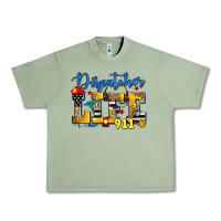 Oil Green dispatcher life Urban Heavy Tee - Zillion Design Studio