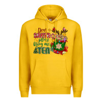 Lemon deer santa please bring me tea Premium Hoodie - MaliasSmallBusiness