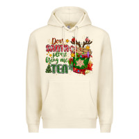 Sandshell deer santa please bring me tea Premium Hoodie - MaliasSmallBusiness