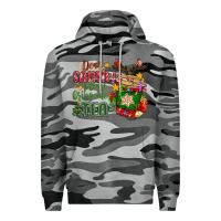 Slate Camo deer santa please bring me tea Premium Hoodie - MaliasSmallBusiness