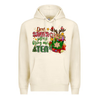 Tofu deer santa please bring me tea Premium Hoodie - MaliasSmallBusiness