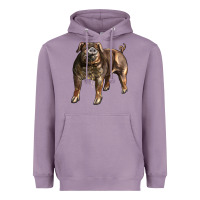 Lavender Duroc Pig Heavyweight Hoodie - LillyAllenDesigns