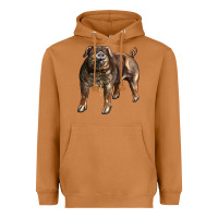 Meerkat Duroc Pig Heavyweight Hoodie - LillyAllenDesigns