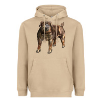 Mushroom Duroc Pig Heavyweight Hoodie - LillyAllenDesigns