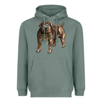 Sage Duroc Pig Heavyweight Hoodie - LillyAllenDesigns