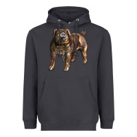 Smoke Duroc Pig Heavyweight Hoodie - LillyAllenDesigns