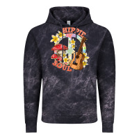 Cloud Black hippie soul with peace Vintage Hoodie - texasbilliewilder