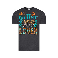 Vintage Black wife mother dog lover with paws Vintage Tee - texasbilliewilder