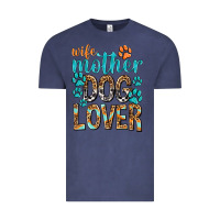 Vintage Denim wife mother dog lover with paws Vintage Tee - texasbilliewilder