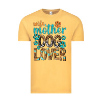 Vintage Mustard wife mother dog lover with paws Vintage Tee - texasbilliewilder