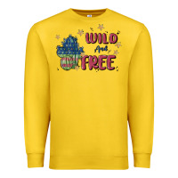 Lemon wild and free Premium Sweatshirt - MaliasSmallBusiness