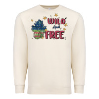 Sandshell wild and free Premium Sweatshirt - MaliasSmallBusiness