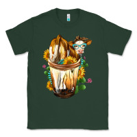 Sports Green simmental cow bobba cup Classic Tee - FaDigitalArtStudio