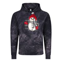 Cloud Black grey christmas snowman Vintage Hoodie - JahusDesignShop