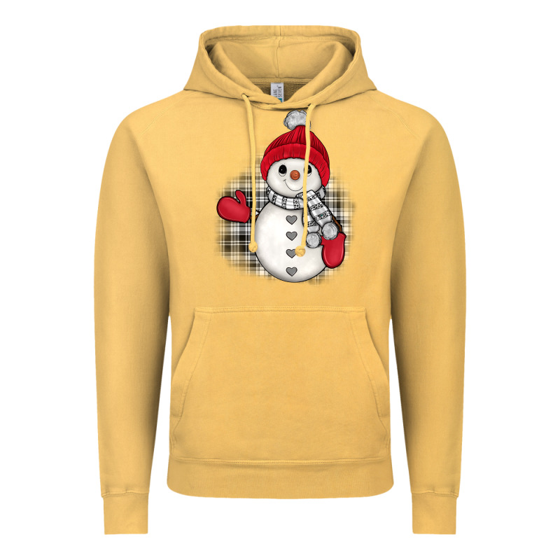 Grey Christmas Snowman Vintage Hoodie by JahusDesignShop | Teevron