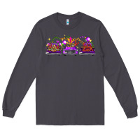 Smoke Mardi gras farm trucks Long Sleeve Tee - FaDigitalArtStudio