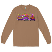 Toasted Coconut Mardi gras farm trucks Long Sleeve Tee - FaDigitalArtStudio