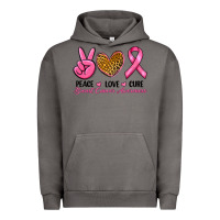 Pigment Tornado Peace Love Cure Breast Cancer Urban Hoodie - RanaPortraitStore