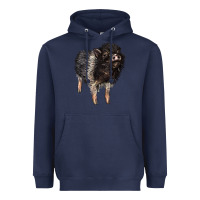 Navy Baby Hampshire Pig Heavyweight Hoodie - LillyAllenDesigns