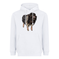 White Baby Hampshire Pig Heavyweight Hoodie - LillyAllenDesigns
